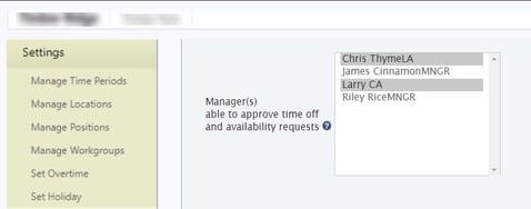 Manager Employee Schedule RTO-1